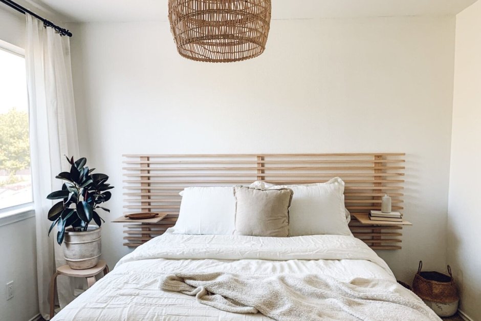 Декоративные панели в спальне