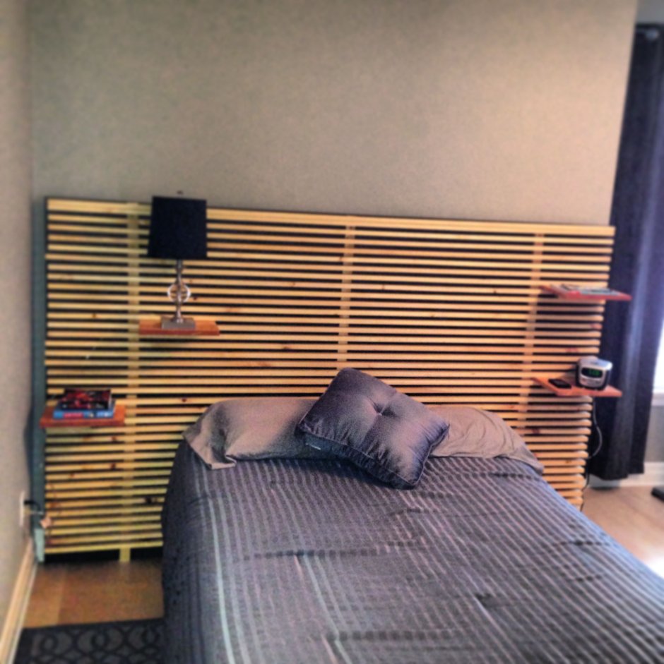 Необычный декор для спальни