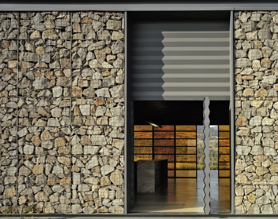 Габионы стена