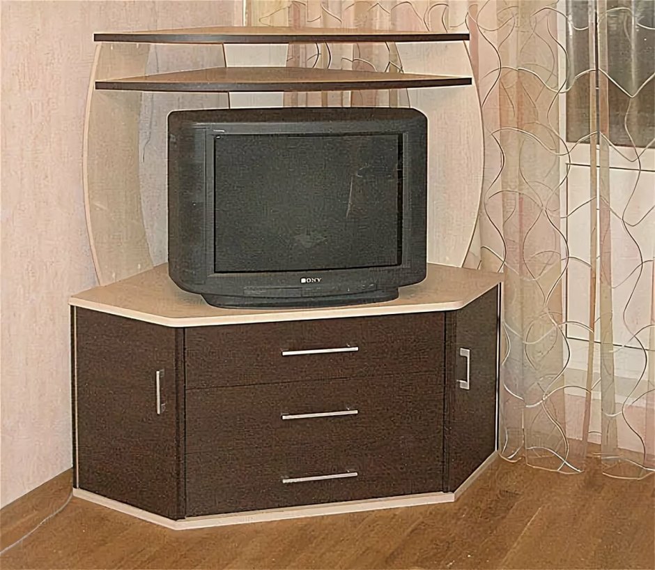 Угловая тумба для телевизора