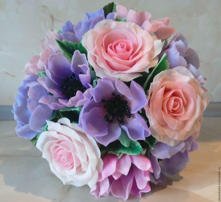 Ранункулюс холодный фарфор