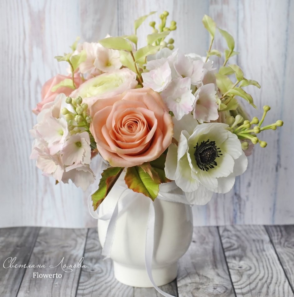 Цветочные композиции из фоамирана