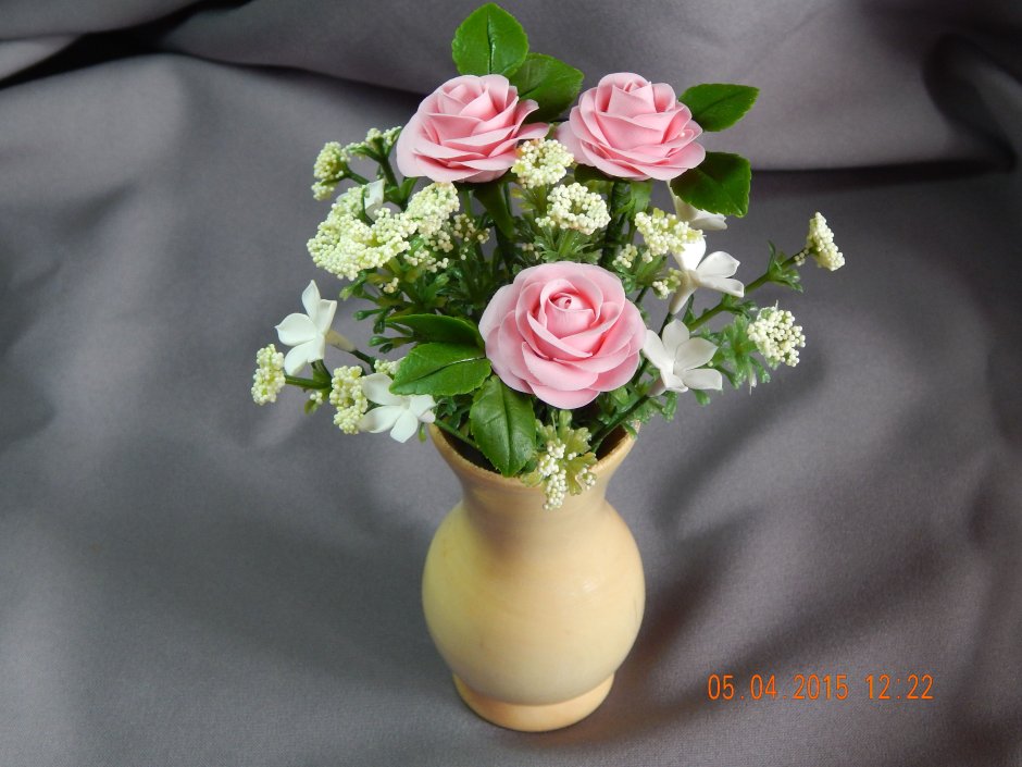 Букеты из холодного фарфора