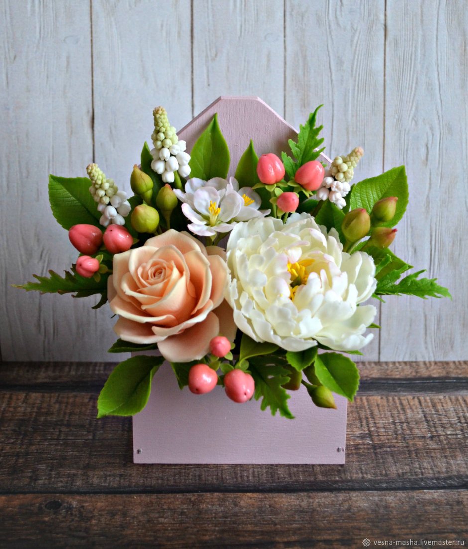 Холодный фарфор цветы