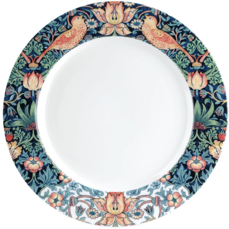 Посуда Уильям Моррис в интерьере