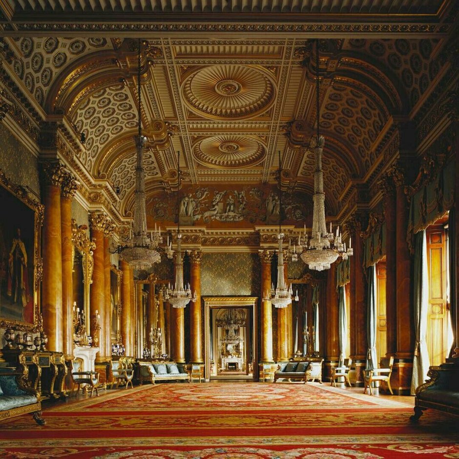 Букингемский дворец спальня королевы