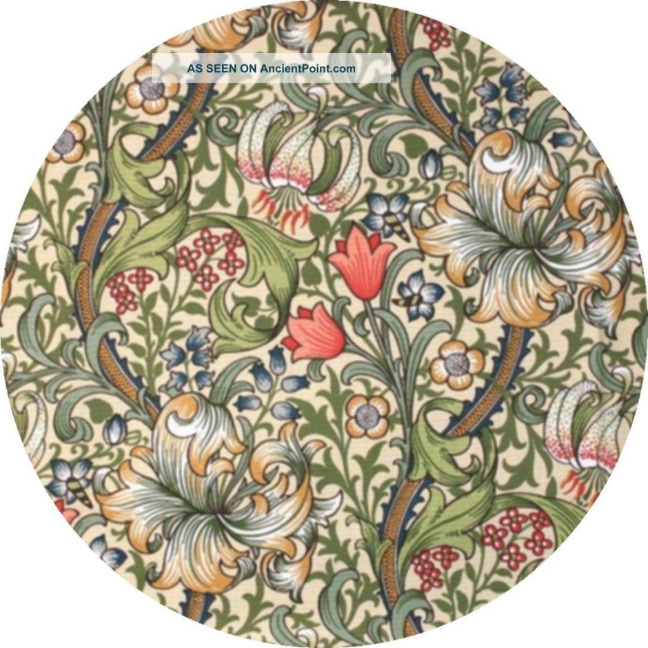 Посуда с Вильям Моррис орнаменты