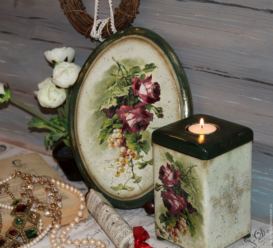 Декупаж по дереву