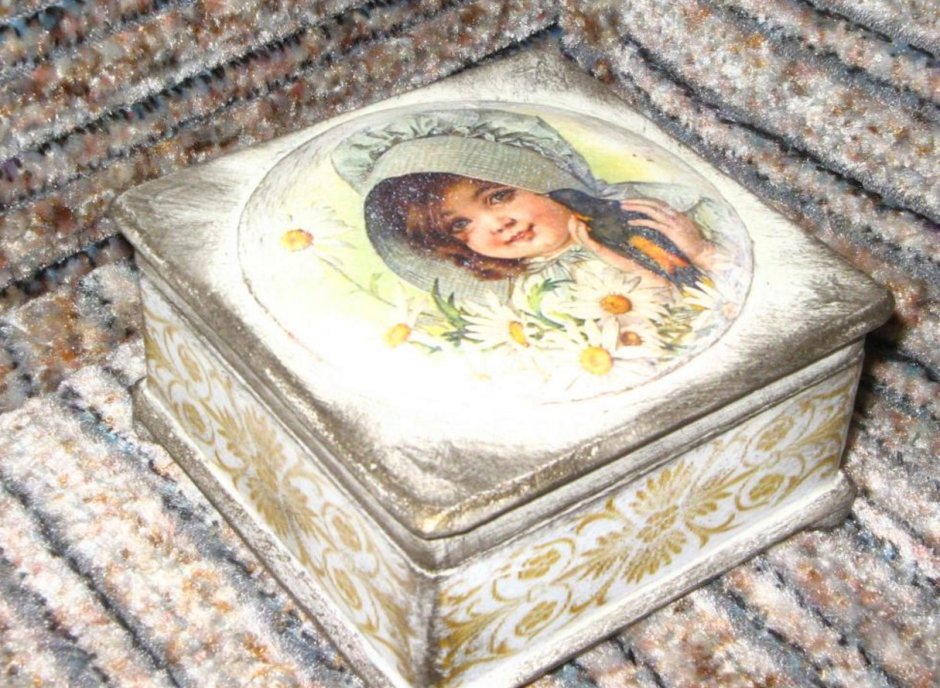 Декупаж шкатулки мастер класс