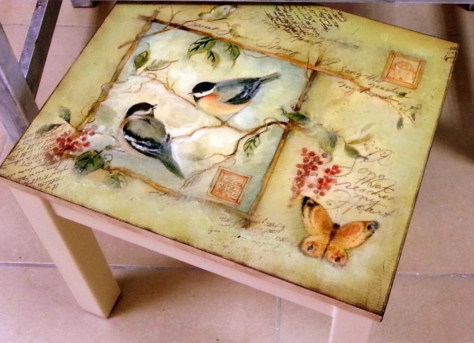 Декупаж в интерьере