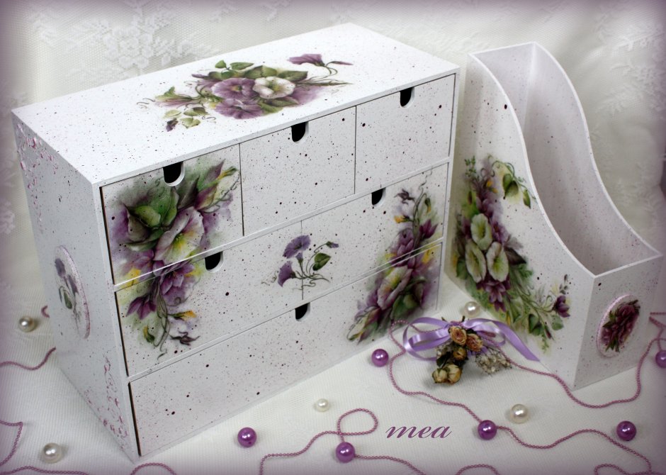 Декупаж комода