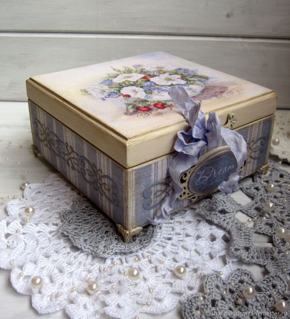 Декупаж шкатулки