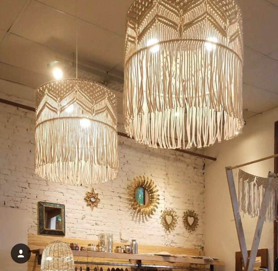 Люстра в стиле бохо