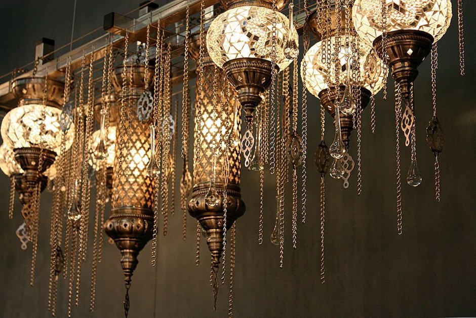 Люстра в стиле бохо