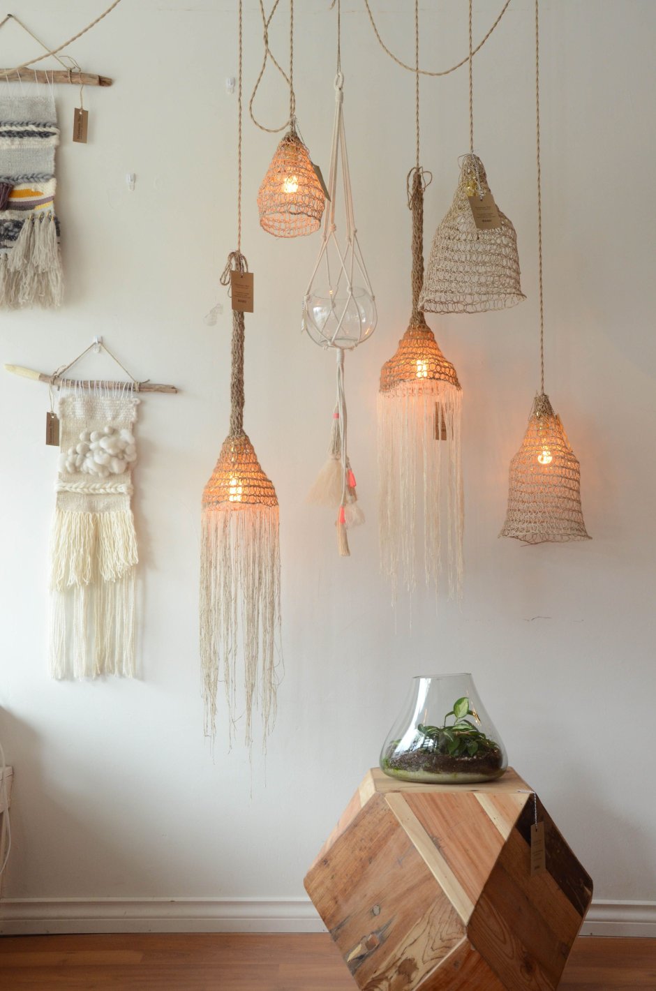 Светильники в стиле бохо