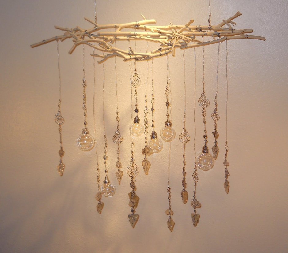 Люстра из макраме