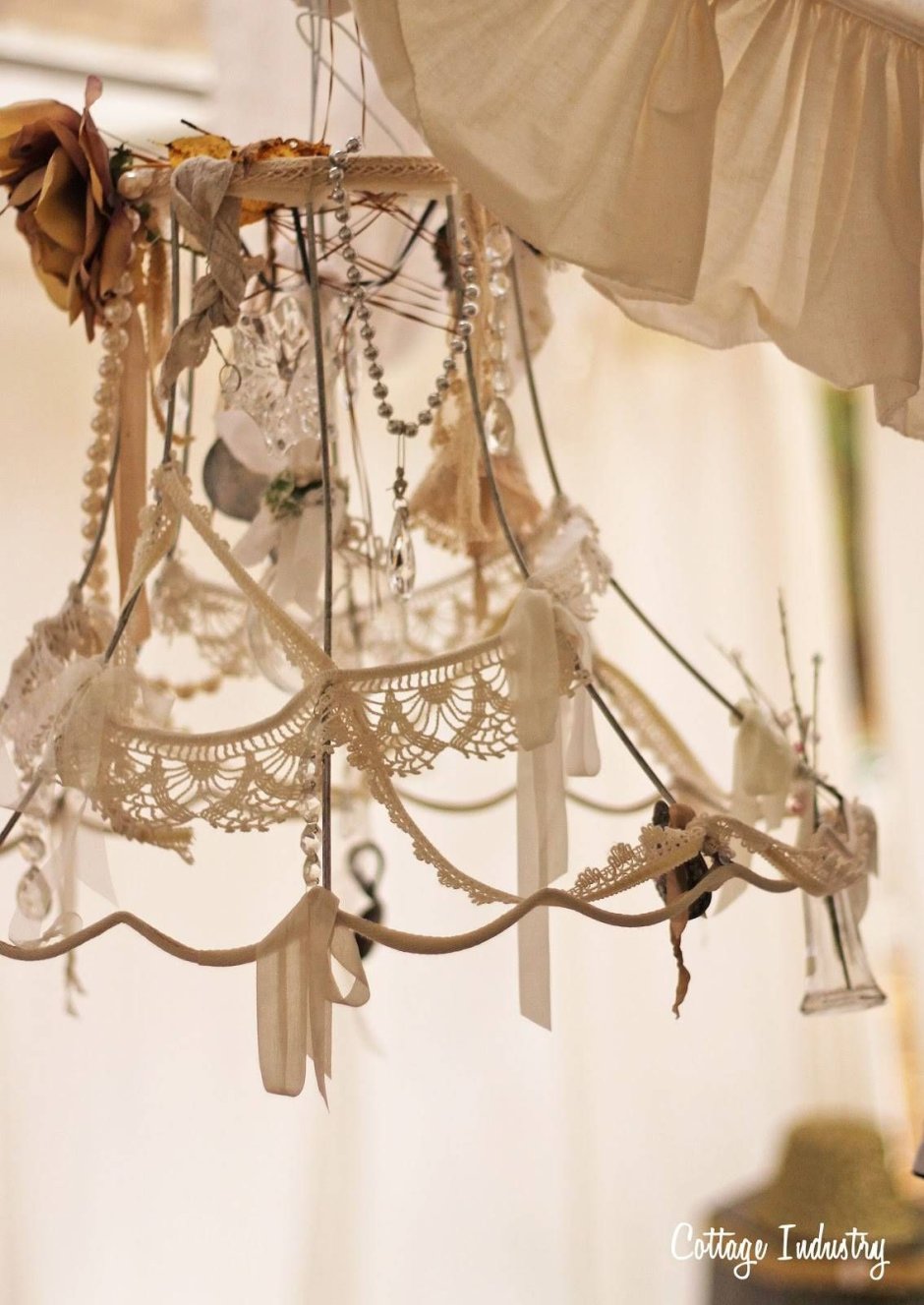 Макраме абажур для люстры