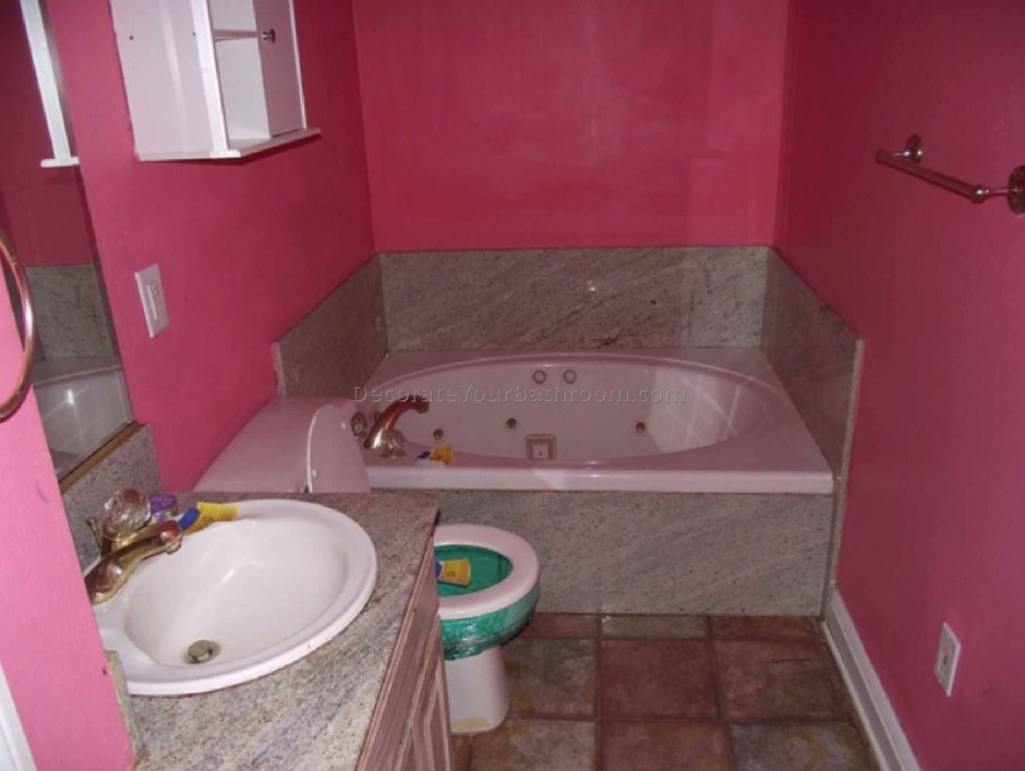 Бюджетный ремонт в ванной без плитки