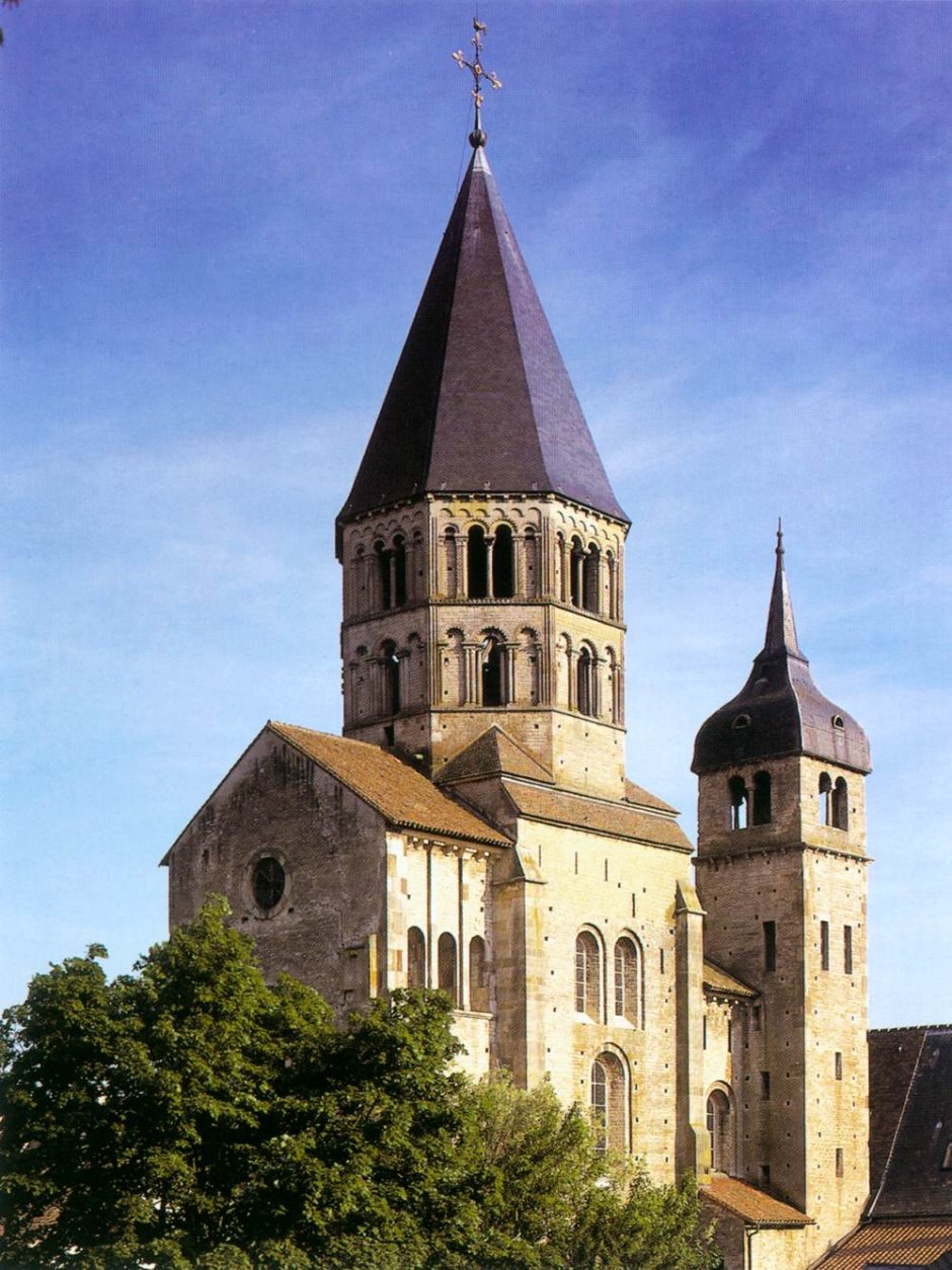 Монастырь Клюни Франция план