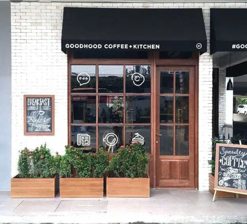 Магазин кофе фасад