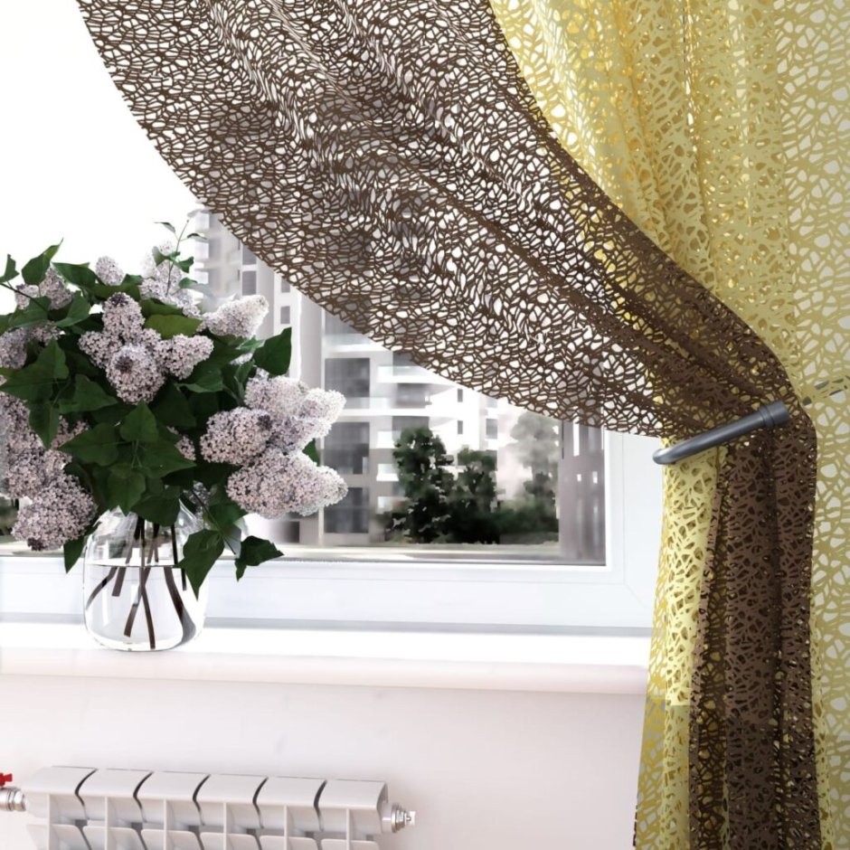 Тюль Гостиный "паутинка" 300*240см Legean