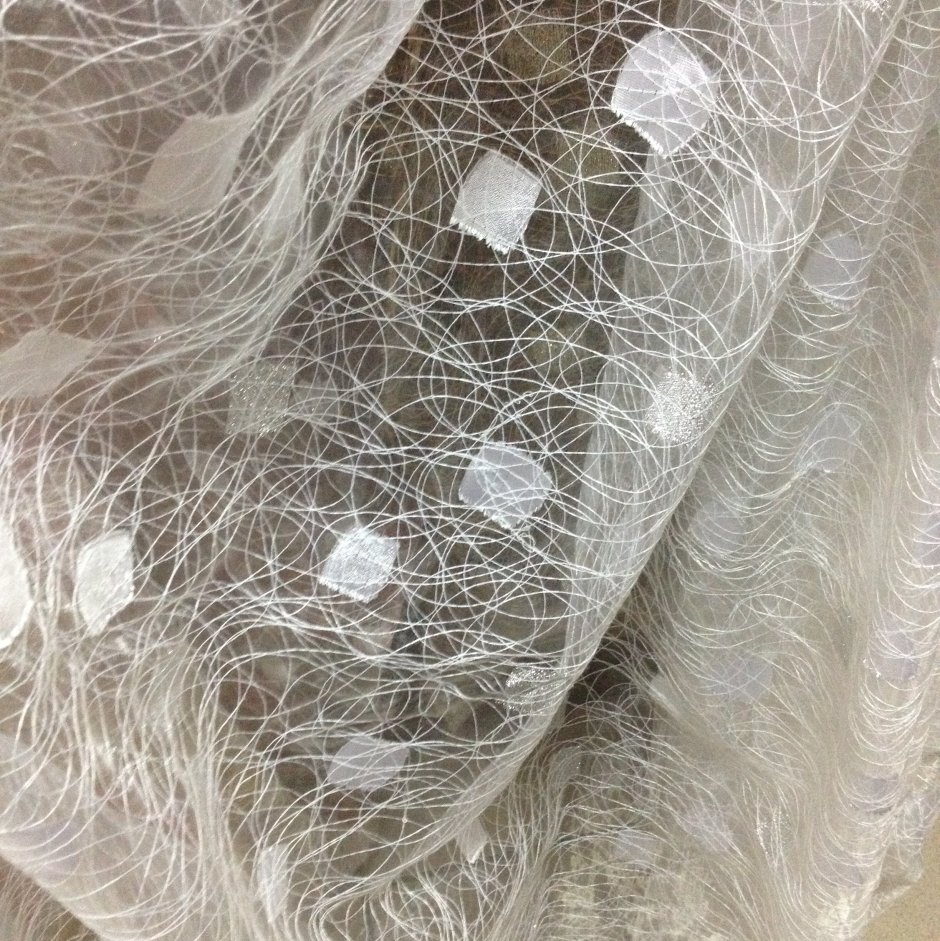 Тюль сетка "Арно" золотой