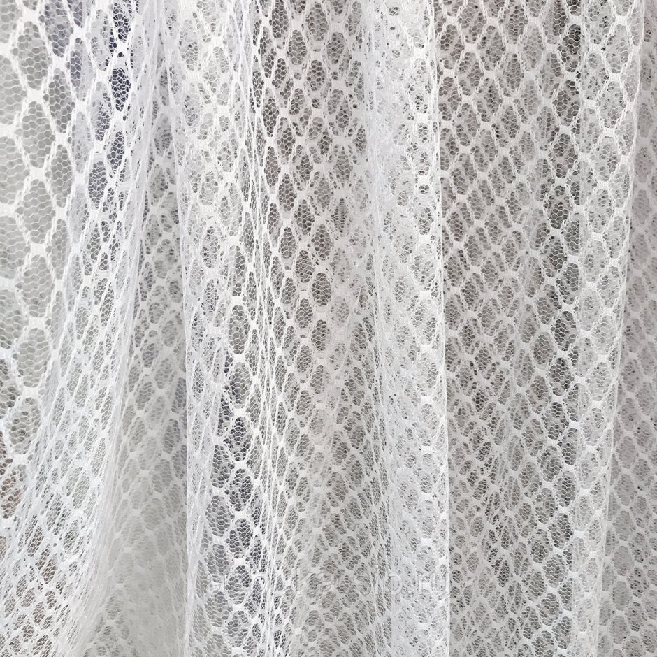 Тюль паутинка Золотая Inva