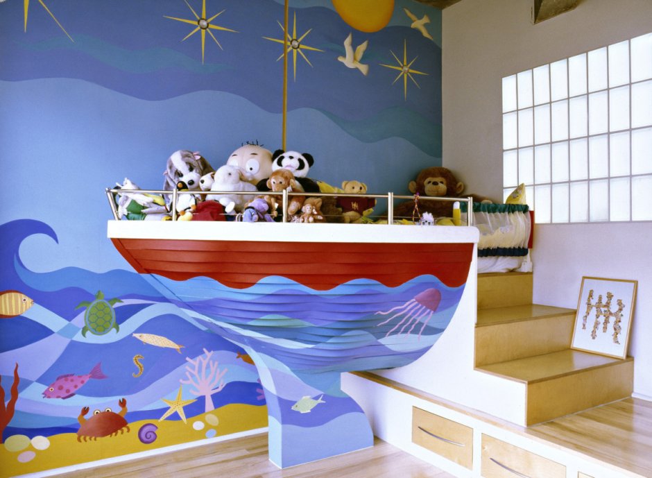 Корабль декорация для детского сада