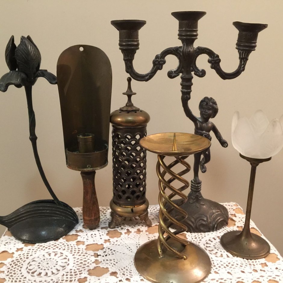 Подсвечник кованый простой