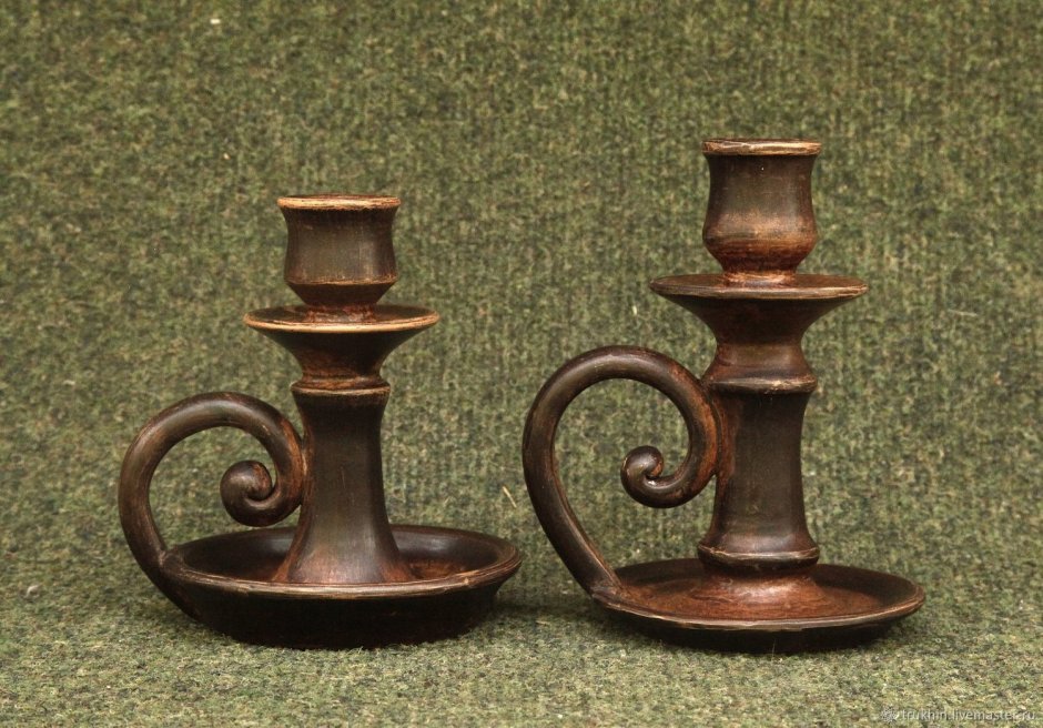 Подсвечник для толстой свечи