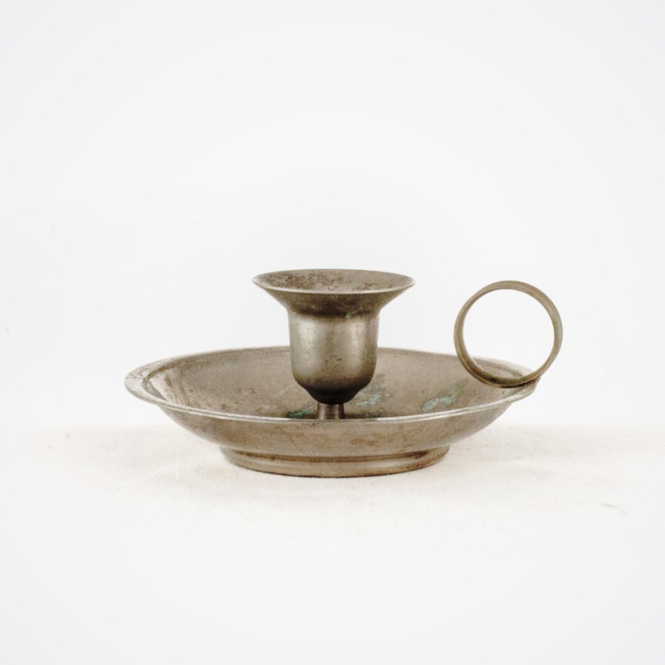 Подсвечник золотой h-32см