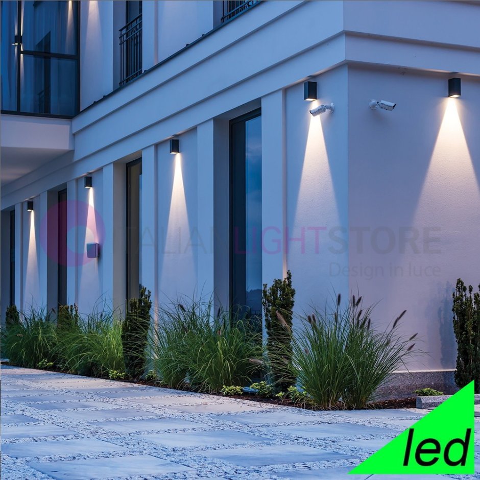 Фонари для освещения фасада