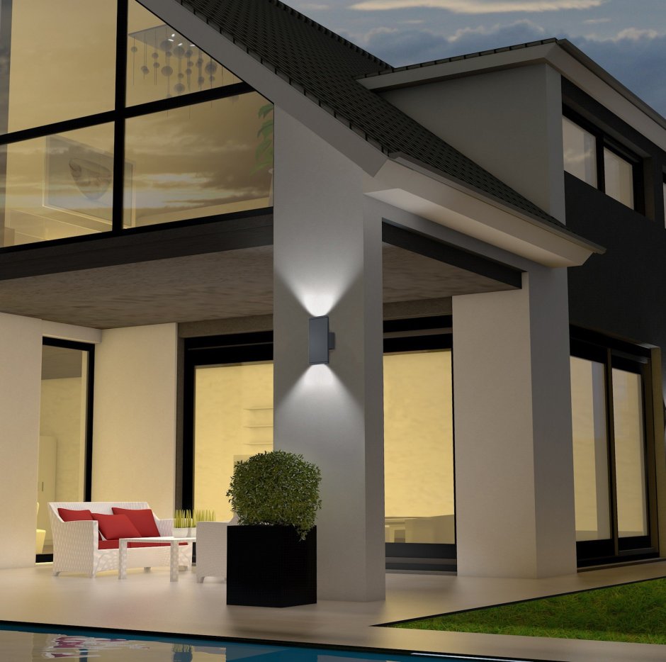 Архитектурные светильники для фасада