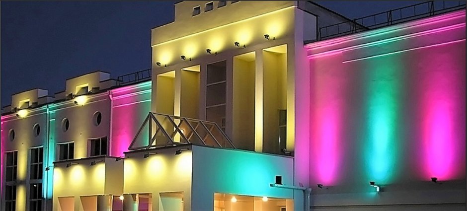 Декоративные колонны световые