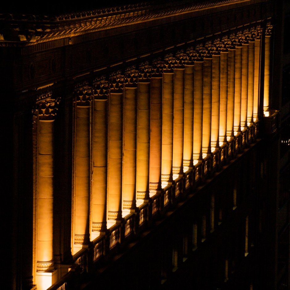 Проект освещения фасада