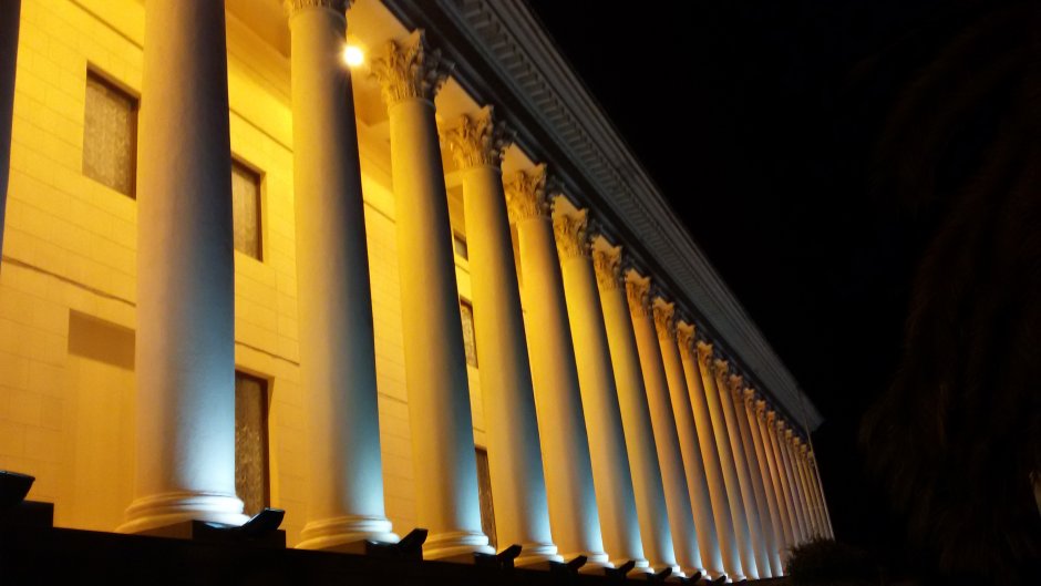 Подсветка колонн