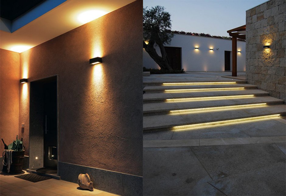 Подсветка фасада