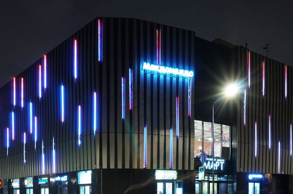 Архитектурное освещение фасадов