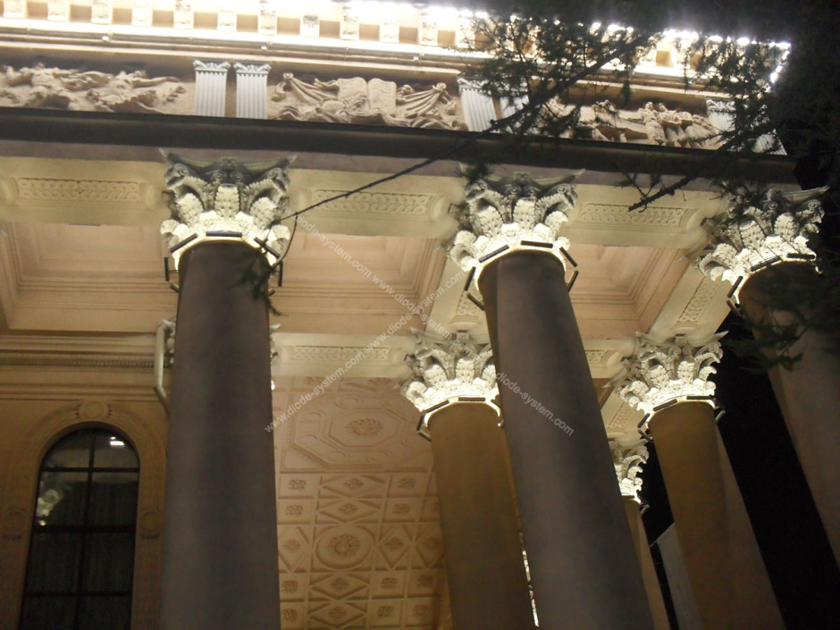 Архитектурная подсветка коттеджа