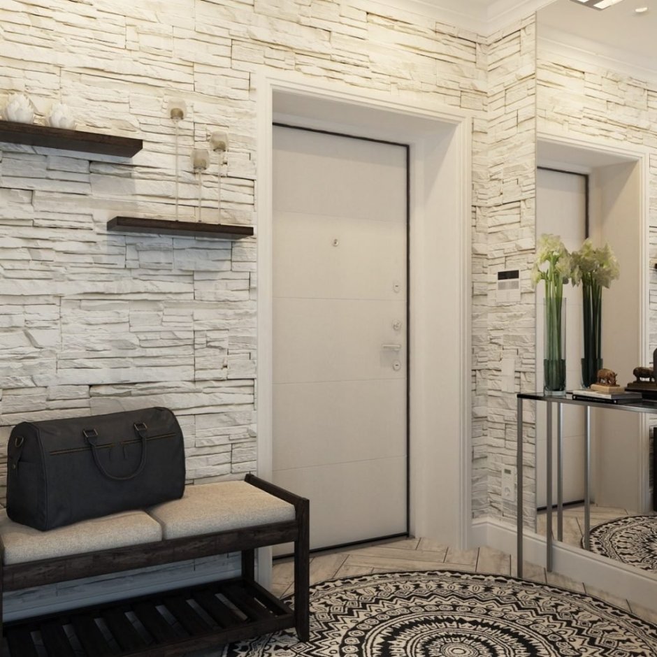 Обои под покраску кирпич