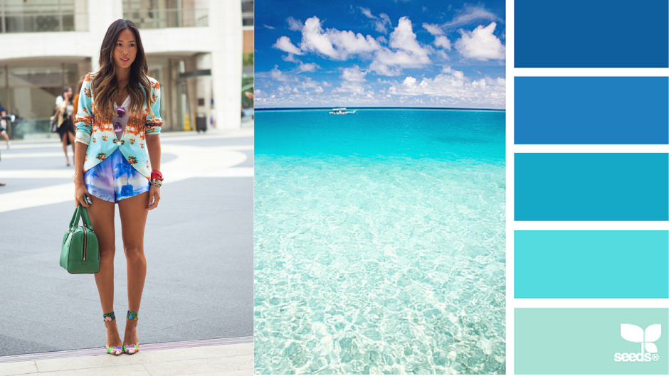 Морской синий цвет