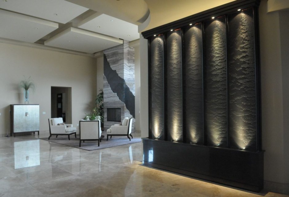 Стена водопад в квартире