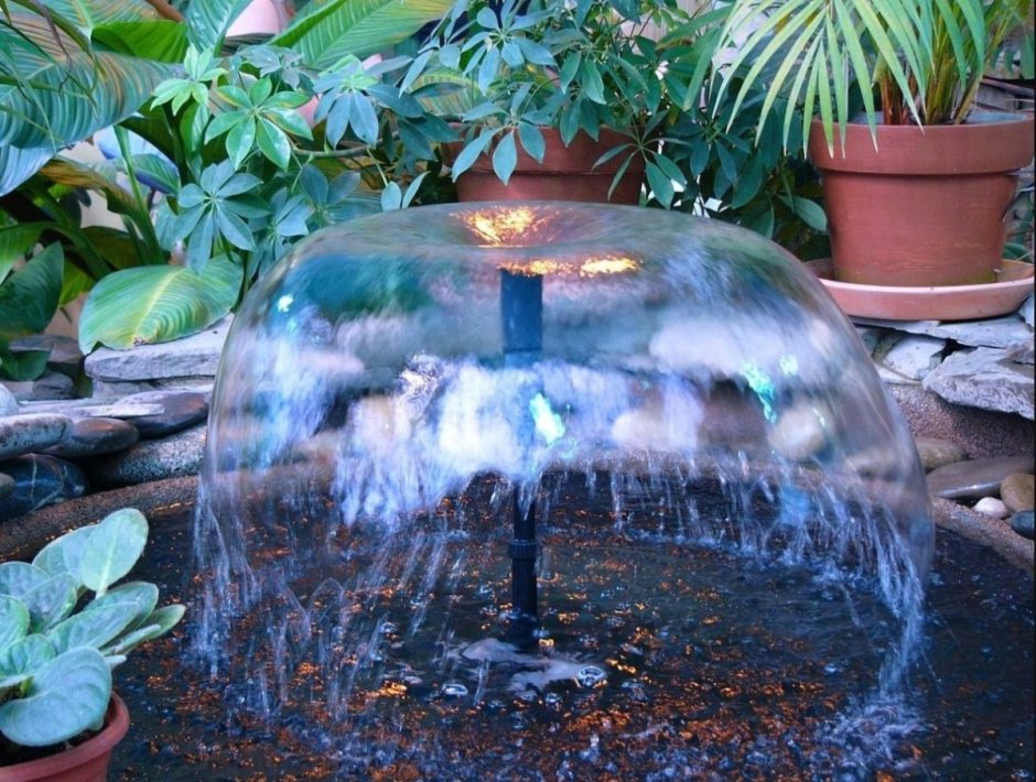 Фонтан домашний необычный