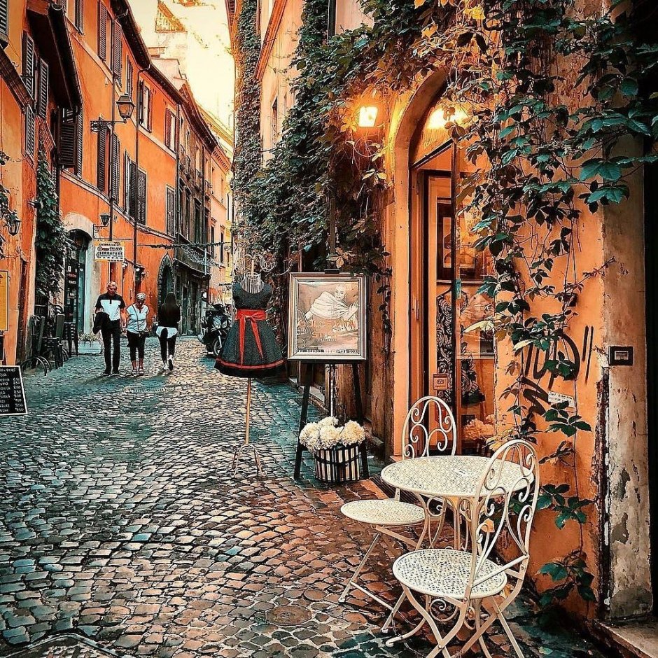 Вечерние улочки Италии