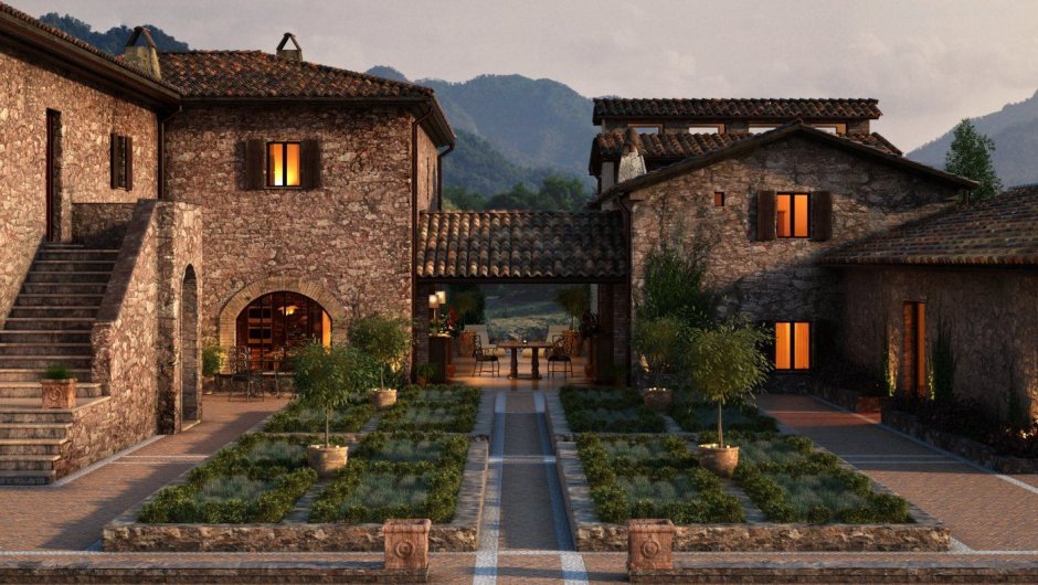 Дом в стиле Тоскана