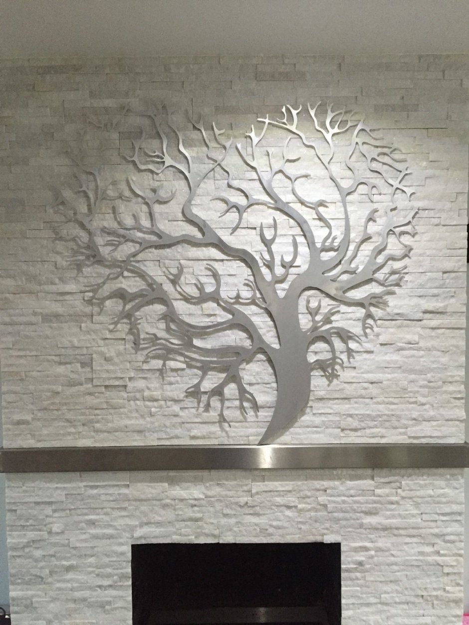 Дерево из металла для декора