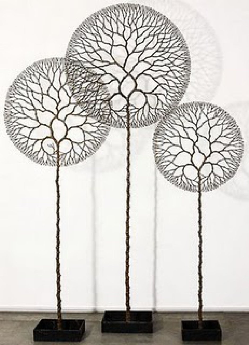 Дерево из металла для декора