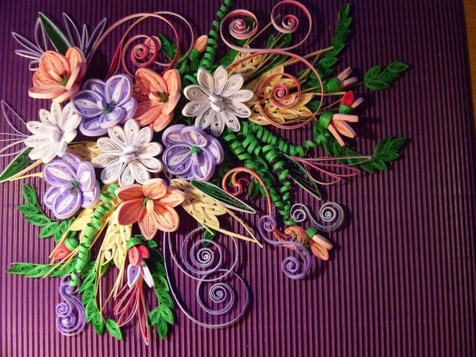 Квиллинг цветы красивые