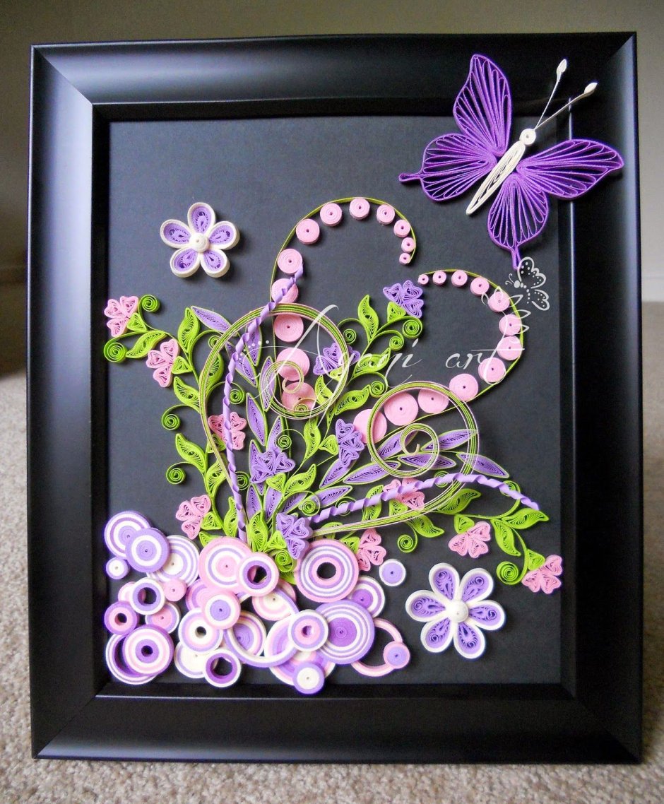 Панно из квиллинга