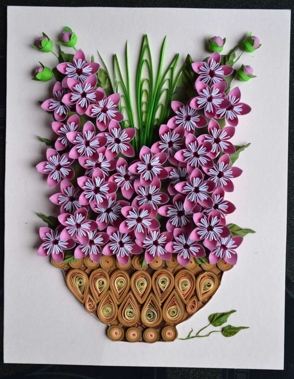 Квиллинг цветочки